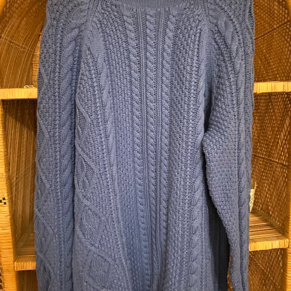 J. Crew 100% Cotton 1988 Heritage Knit Sweater in Navy - Men’s Size Large